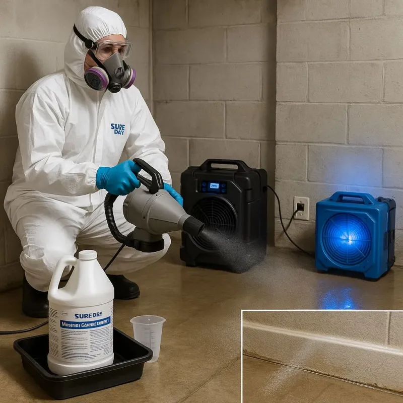 Sanitization and Odor Removal process in Parkville, MD